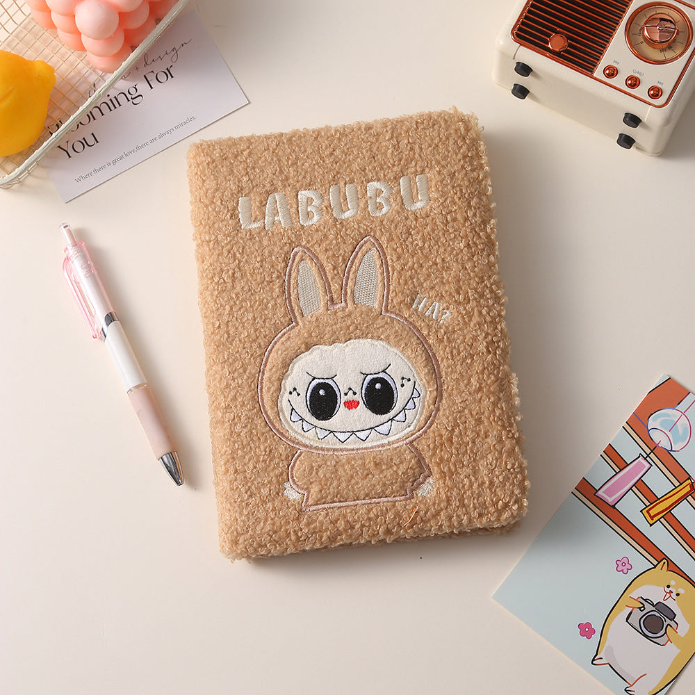 Wholesale Cartoon  Plush Notebook Student DIY Account Book
